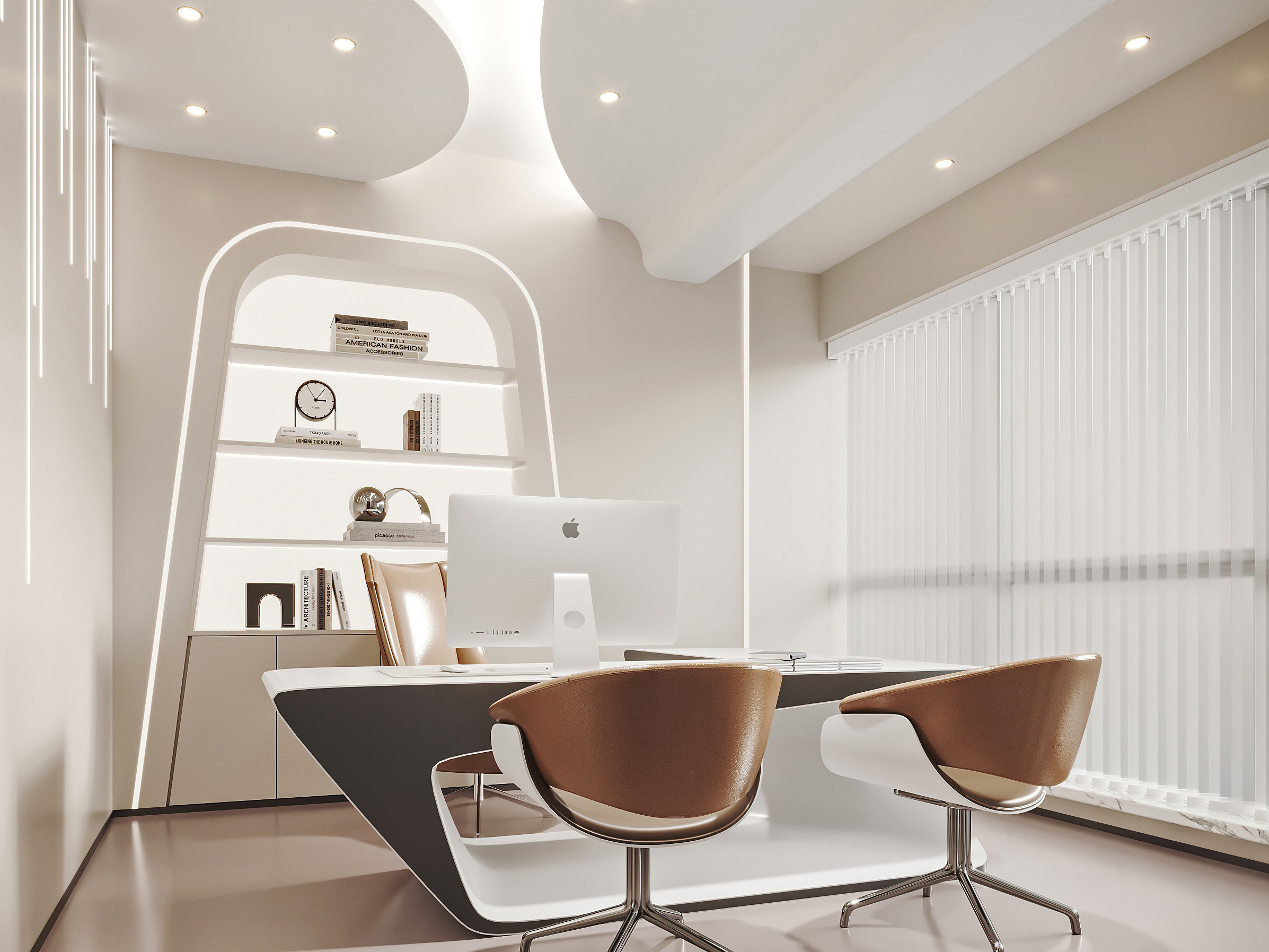 企業(yè)辦公樓設(shè)計(jì)裝修，半山裝飾專業(yè)鑄就品質(zhì)(圖4)