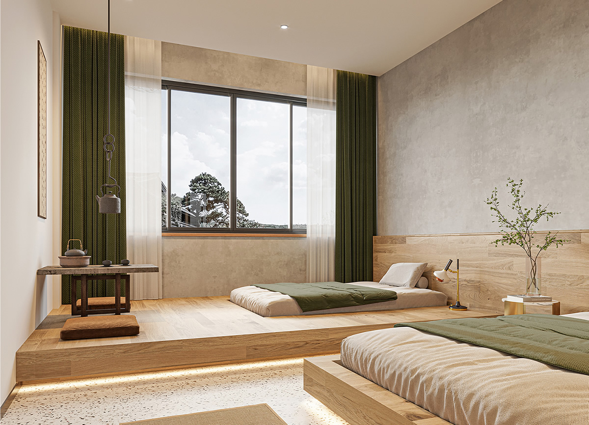 淮北小型極簡禪意民宿--生活美學(xué)空間(圖3) 淮北小型極簡禪意民宿--生活美學(xué)空間(圖3)