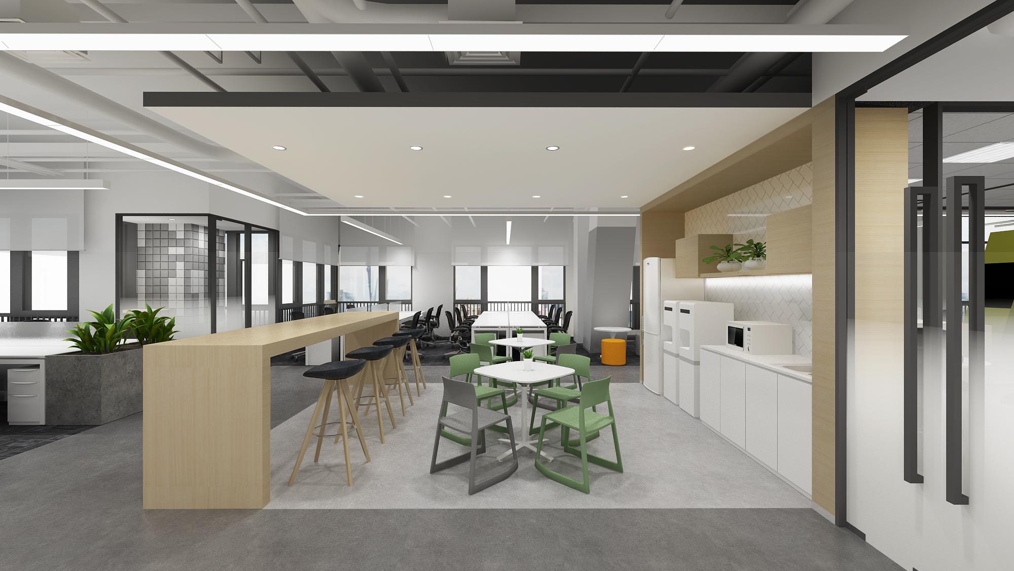 新華大廈2100平簡約風辦公室裝修(圖3) 新華大廈2100平簡約風辦公室裝修(圖3)