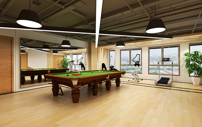 上海國科4200平辦公樓裝修設(shè)計案例(圖5) 上海國科4200平辦公樓裝修設(shè)計案例(圖5)