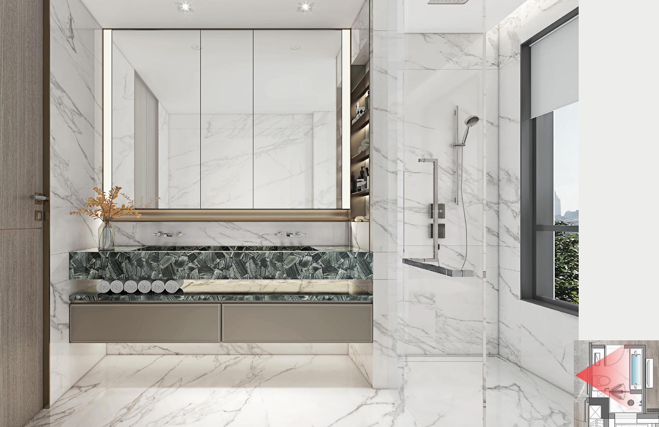 太平.某山莊C戶型新中式樣板間裝飾裝修工程(圖5) 00二層主臥內衛(wèi).jpg