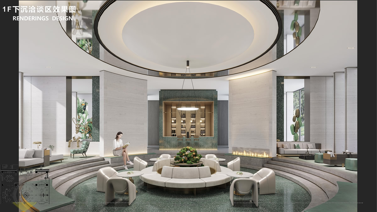 合肥·茂灣售樓部現(xiàn)代混搭風格裝飾裝修工程(圖5) 合肥·茂灣售樓部現(xiàn)代混搭風格裝飾裝修工程(圖5)