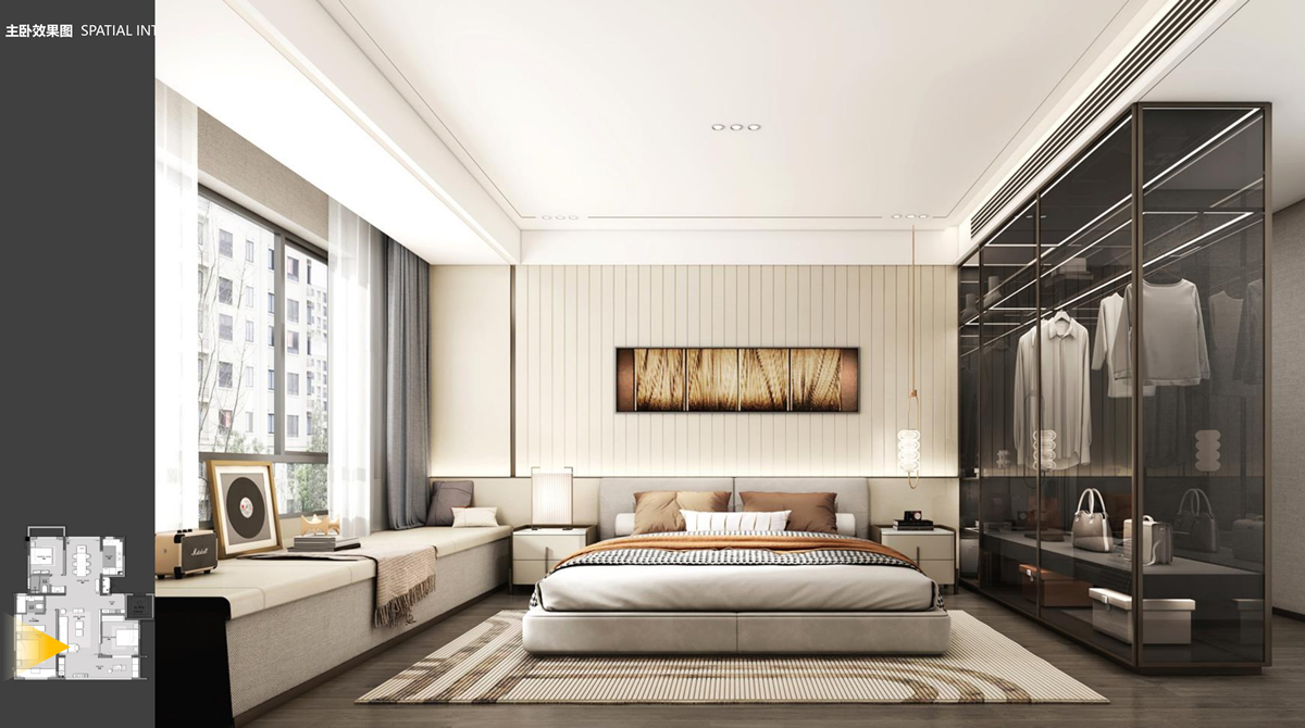 淮北華松籣墅香汐現(xiàn)代簡約風(fēng)洋房A戶型樣板間裝飾裝修項(xiàng)目(圖3) 淮北華松籣墅香汐現(xiàn)代簡約風(fēng)洋房A戶型樣板間裝飾裝修項(xiàng)目(圖3)