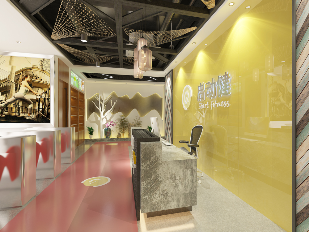 合肥蜀山區(qū)1800平方啟動健健身館裝修設(shè)計(jì)(圖1) 啟動鍵001.jpg