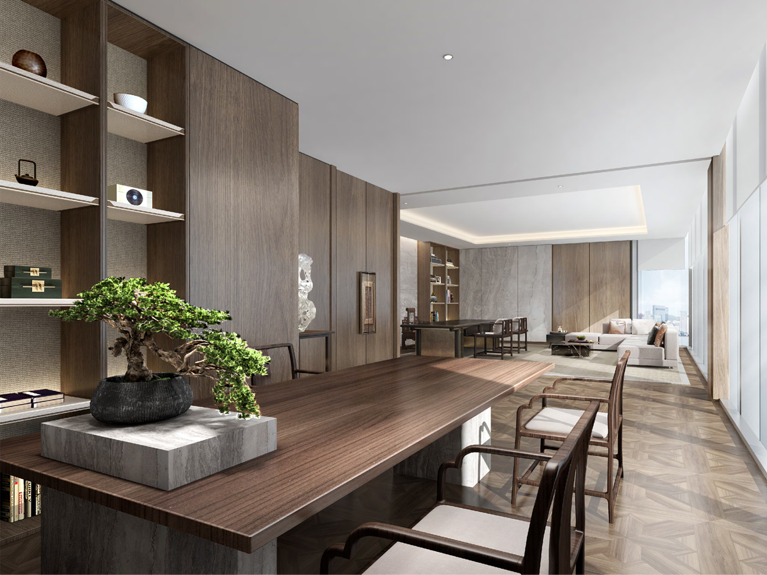 宣城涇縣皖新機電總經(jīng)理室裝修案例(圖1) 總經(jīng)理室1.jpg