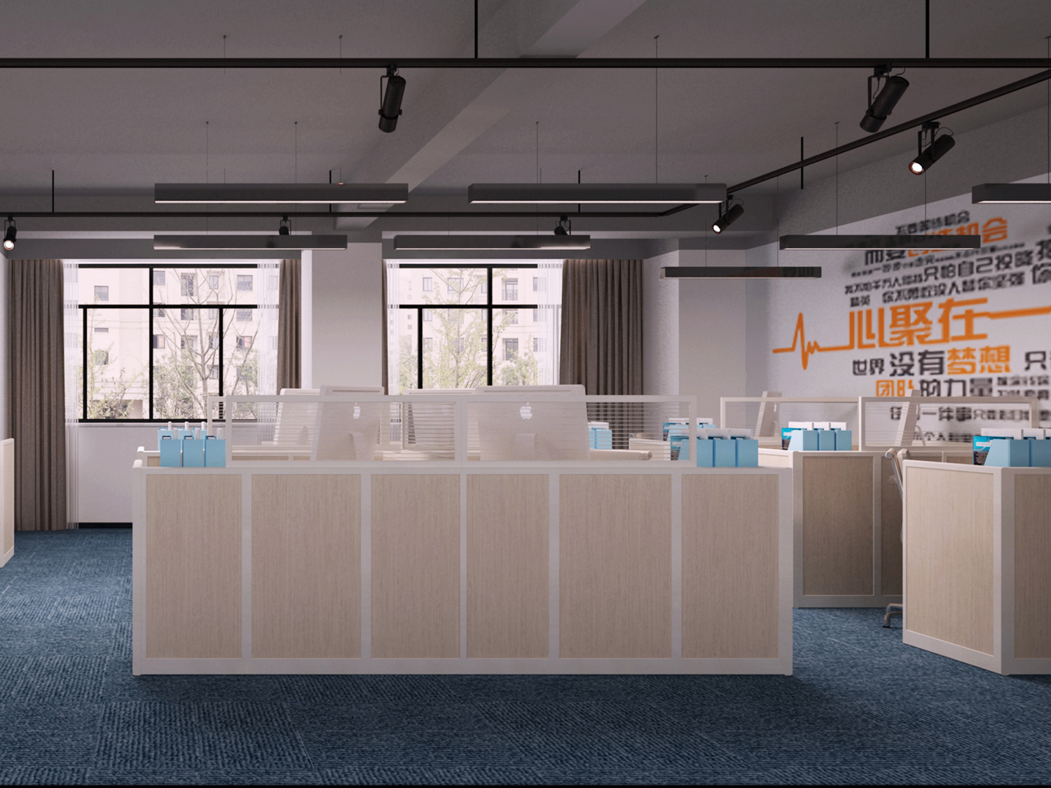 安徽半山裝飾--淺談辦公室裝修布局規(guī)劃(圖1) 辦公區(qū)22222.jpg