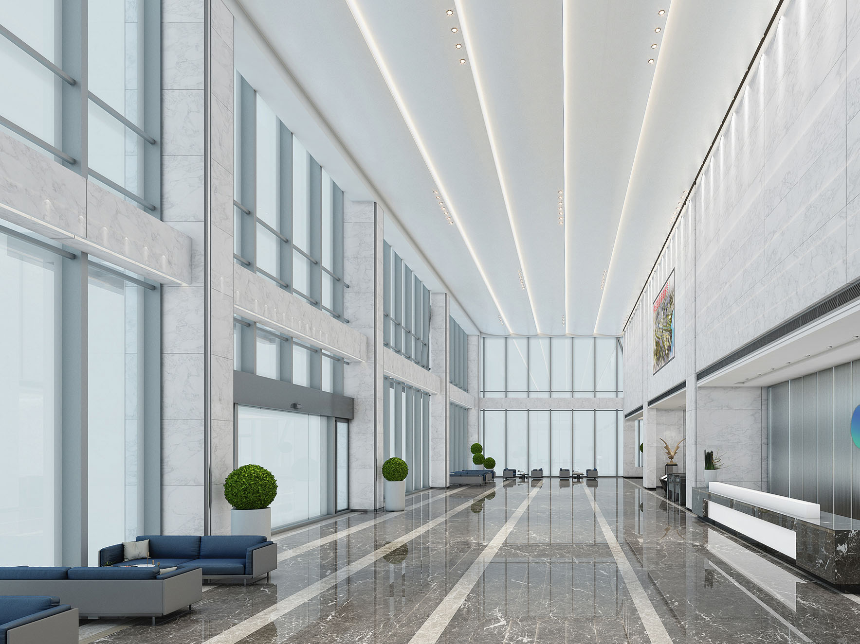 室內(nèi)裝飾--石膏板吊頂注意事項(xiàng)(圖1) 大廳 副本.jpg