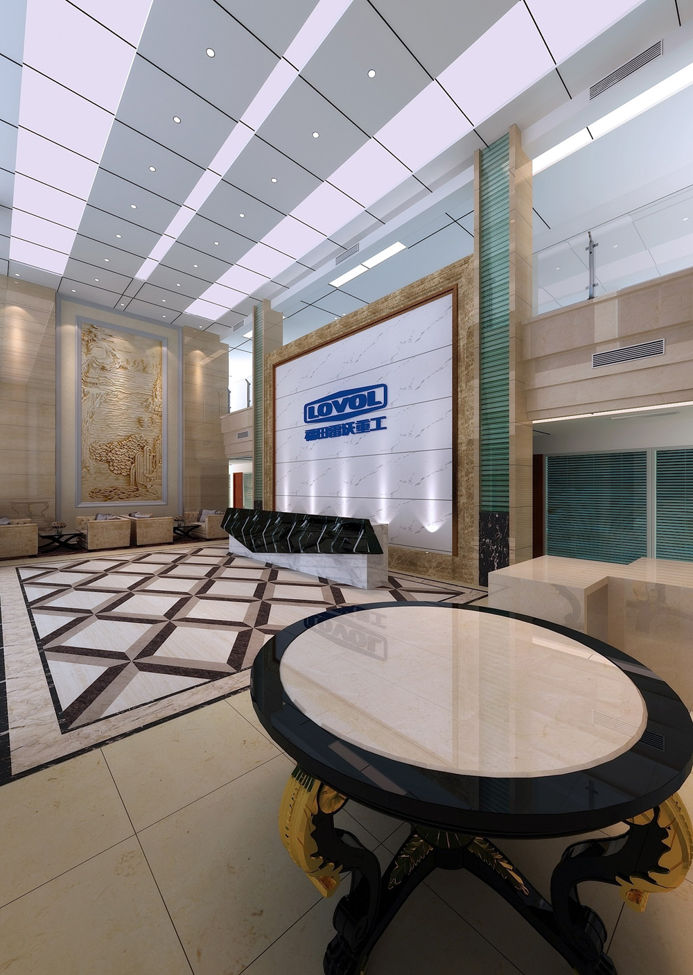 雷沃機械設備有限公司-辦公樓裝修(圖2) 雷沃機械設備有限公司-辦公樓裝修(圖2)