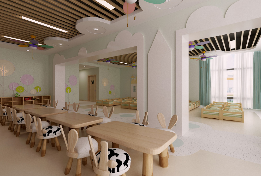 皖新文化廣場(chǎng)2300平方幼兒園裝修設(shè)計(jì)項(xiàng)目(圖6) 皖新文化廣場(chǎng)2300平方幼兒園裝修設(shè)計(jì)項(xiàng)目(圖6)